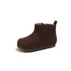 Botas Infantiles Otoño e Invierno 2025 Niñas Retro Versátiles Botas de Princesa Estilo Británico Niñas Pequeñas Modernas Botines Bajos