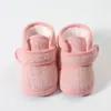 Zapatos de invierno para bebé del fabricante, 3-12 meses, zapatos de algodón, estilo invierno, zapatos unisex para bebé, calcetines forrados de polar, zapatos para bebé de importación