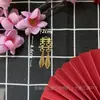 Novia China Boda Hecho a Mano DIY Accesorios Antiguo Tuan Xi Fan Decoración Colgante de Taza de Té Material de Borla Xi Zi
