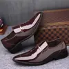 Novos Sapatos Sociais de Negócios Masculinos Casuais Casamento Noivo Britânico Aumento de Altura Verão Respirável Jovem Bico Fino Sapatos Masculinos