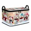 Caixa de Armazenamento de Natal Grande Capacidade Casa na Árvore do Papai Noel Caixa de Armazenamento de Brinquedos e Roupas com Tampa Atacado Transfronteiriço Personalização