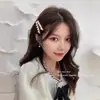 Horquilla de perla con pequeño clip para el pelo, tocado, pinza para el pelo para mujer, popular en línea, nuevo clip lateral, accesorios para el cabello fino de alta gama, venta al por mayor