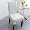 Funda de silla universal para cuatro estaciones para uso en el hogar, respaldo antideslizante todo en uno, funda de silla de comedor integrada, elástica y engrosada
