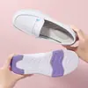 Zapatos de Enfermera para Mujer, Verano, Suelas Suaves, Cómodos, Transpirables, Antideslizantes, No Cansan, Suelas Gruesas, Hechos a Medida, Trabajo, Médicos, Blancos, Venta al por Mayor