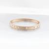 Pulseiras Novas de Aço Titânio Europeias e Americanas, Pulseiras Baohome Coloridas com Pedras Totais, Pulseiras de Ouro com Zircônia para Casais, Atacado de Fábrica Transfronteiriço