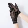Luvas de Dedo de Renda Distintas Novas de Primavera e Verão para Mulheres Sexy para Montaria, Direção, Proteção Solar ao Ar Livre Luvas de Teia de Aranha