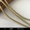 Miçangas Pérolas 3-5-6-10-22mm Cordão Trançado de Seda Colorido Dourado e Prateado para Renda de Corda Redonda Plana Acessórios Artesanais P666