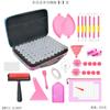 Bolsa de almacenamiento portátil para herramientas de pintura con diamantes, 60 unidades, redondas, de 10 g