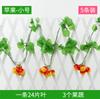 Vime Frutado Simulado, Vime de Flores Artificiais, Teto de Folha de Uva, Decoração de Folhas Verdes, Folhas de Plástico, Tubos de Plantas, Loja de Verduras