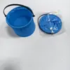 Cubo pequeño plegable para exteriores para niños para lavar pinceles, juguete de pintura artística, cubo para atrapar peces, camarones y conchas