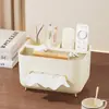 Caixa de Lenços com Toque de Luxo, Luxo Leve, Multifuncional para Sala de Estar e Banheiro, Porta-Lenços de Mesa, Alto Valor Estético, Caixa de Lenços Criativa, À Prova d'Água