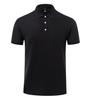 Camiseta de manga corta de algodón de imitación fino de verano 65, camisa tipo polo con solapa, camiseta publicitaria para parejas de hombres y mujeres, ropa de grupo con logotipo impreso.