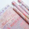 Papel de embrulho para buquê de cravos do Dia das Mães, papel moderno do amor de mãe, embalagem floral para presente DIY feito à mão atacado