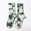 Calcetines Tie-dye Calcetines de Algodón para Hombre Calcetines de Longitud Media Personalizados para Pareja Moda Calcetines de Algodón Degradados Medias Deportivas de Alto Rendimiento para Mujer