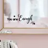 Estilo ins pegatinas de vidrio inglés autoadhesivas para espejo de baño decoración pegatinas decorativas BR0722C