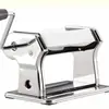 Prensa Manual para Fideos de Acero Inoxidable Manivela Casera Máquina para Fideos de Dos Cuchillas Máquina Laminadora de Masa para Piel de Empanada Piel de Wonton