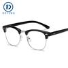 Defeng 5161 armazón de lentes con luz azul para hombres y mujeres, lente plana, se puede equipar con miopía 3016