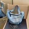 Bolsa de Pano Grande Capacidade 2026 Novo Estilo Simples e Fashion Bolsa de Bolinho Casual Bolsa para Estudante Aula Bolsa de Ombro Único Transversal