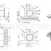 Esqueleto Transformador Er44 Ranura Doble Horizontal con Carcasa Esqueleto Doble Ranura Alta Frecuencia Er44 Carcasa