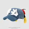 Súper Linda Gorra de Béisbol Infantil de Palma Japonesa y Coreana Linda Chica con Trasero Gorra de Pato Otoño e Invierno Felpa Sombrero de Bebé Venta al por Mayor