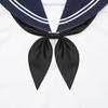 Cor Sólida Estilo Japonês Nó de Peixe Sem Nó Lenço Triângulo JK Gola Kansai Roupa de Marinheiro Gravata Borboleta Borboleta