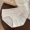 Estilo Puro Desejo Algodão Puro Renda Macia Laço Calcinhas Femininas Respiráveis Amigáveis à Pele Cintura Média Calcinhas 100% Algodão para Meninas