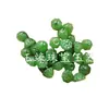 Accesorios Loto Verde Jade Perlas Fruta Verde Loto Pulsera Collar Pendientes de Perlas Colgante Imitación Jade Raíz de Loto