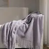 Manta de Sofá Transfronteriza con un Estilo Sencillo para Decoración de Casa de Huéspedes, Manta de Siesta, Manta Decorativa, Manta de Sofá, Manta de Aire Acondicionado