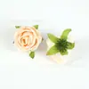 Cabeças de Flores de Rosa de Seda Materiais para DIY Materiais Artesanais Acessórios de Cabelo Decorações de Casamento Flores Artificiais Acessórios de Tecido Atacado