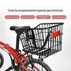 Cesta Traseira de Bicicleta Cesta de Carro de Montanha Cesta Traseira de Bicicleta Dobrável para Crianças Bolsa Cesta Traseira de Bicicleta Cesta Extra Grande para Carro