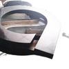 Boutique estilo Hong Kong acero inoxidable palabra empresa Imagen LOGO Pared producción titanio tridimensional LED doble cara pintura palabra
