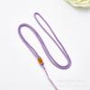 Nuevo Hebilla de Red de Doble Lazo Cuerda de Jade Tejida Nudo de Piña Jade Wen Jugar Joyería de Oro Colgante Cuerda Collar Lanyard
