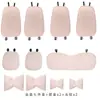 Almofada de assento de carro de verão linho cor rosa costura estilo Chanel carro almofada de assento confortável carro Quatro Estações Universal para mulheres