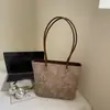 Bolso Tote Estampado de Moda para Mujer 2025 Nuevo Gran Capacidad Textura Simple Bolso de Hombro Bolso Casual para el Trabajo y el Viaje