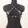 Traje de couro ZIZ para bondage com abertura na virilha para diversão no quarto e treinamento, disponível em estoque