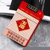 Estuche para Cigarrillos de Plástico a Prueba de Caídas con Diseño de Flor de Loto Portátil Creativo Más Vendido Estuche para Cigarrillos Impreso Siete Lobos Estuche para Cigarrillos a Prueba de Humedad Venta al por Mayor