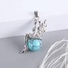 Pendente de Pedra Natural Cristal Menina Anjo Transfronteiriça Fada Amethyst Colar Joias Artesanais Pingente de Cristal