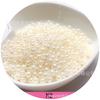 Cuentas de arroz de vidrio color crema de 3 mm de excelente calidad, hechas a mano, para pulseras, collares y accesorios de joyería.