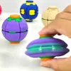 Dopamina Bola de Presionar y Girar Juguete Creativo Impreso en 3D para Alivio del Estrés para Estudiantes Spinner Portátil para la Punta del Dedo Adorno de Escritorio