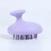 Champú de Silicona Amazon Champú de Paja de Trigo Transfronterizo Masajeador Casero Champú Cuidado del Cabello Peine de Silicona en stock