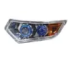Ensamblaje de intermitente Haibao luz de coche con toldo totalmente cerrado faro de vehículo de cuatro ruedas faro delantero triciclo eléctrico
