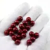 Cuentas Redondas de Cinabrio, Cuentas Redondas de Arena Dorada Morada, Cuentas Sueltas, Cuentas Redondas de Arena de Cristal de Rejalgar, Cuentas Espaciadoras, Joyería de Cuentas Hecha a Mano para DIY