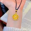 Tienda de Oro Mismo Estilo Collar Pulsera de Sol Luna Estrella de Diamante Collar de Tarjeta Cielo Estrellado Giratorio Pulsera Brújula de la Fortuna