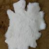 Processamento do Fabricante Pelo de Coelho Artesanato de Pelo de Coelho Acessórios para Roupas de Performance Joelheiras Pele de Coelho Cozida Folha Inteira