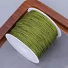 Balde pequeno A-line Acessórios de joias DIY, pulseira de cordão trançado colorido feita à mão, material de cordão semiacabado para tecelagem de nó chinês