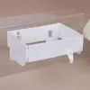 Estante plegable para cubo de basura baño cubo de basura de pared sin perforaciones cocina multifuncional almacenamiento estante para bolsas de plástico