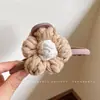 Pinza de garra floral para otoño e invierno para mujer, pinza de tiburón grande de alta gama para cabello grueso, accesorio para el cabello Maillard
