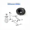 Adequado para Jeep 18-24 Wrangler Amortecedor Traseiro Mola Almofada Superior 68273114Ab