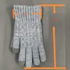 Guantes de Invierno para Hombre, Cálidos y Sencillos, Lana de Alpaca, Talla Grande, Engrosados, para Ciclismo, a Prueba de Frío, de Punto Cálido con Pantalla Táctil para Hombre