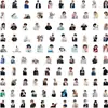 104 adesivos temáticos do StrayKids, estilo grupo coreano, sem repetição, adesivos de formato grande para journaling e decoração de garrafas de água, atacado